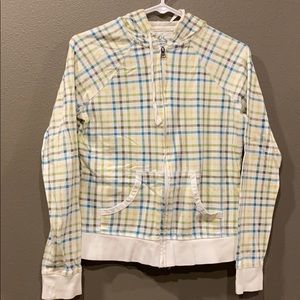 Girls Long Sleeve Shirt with Hood, size Large